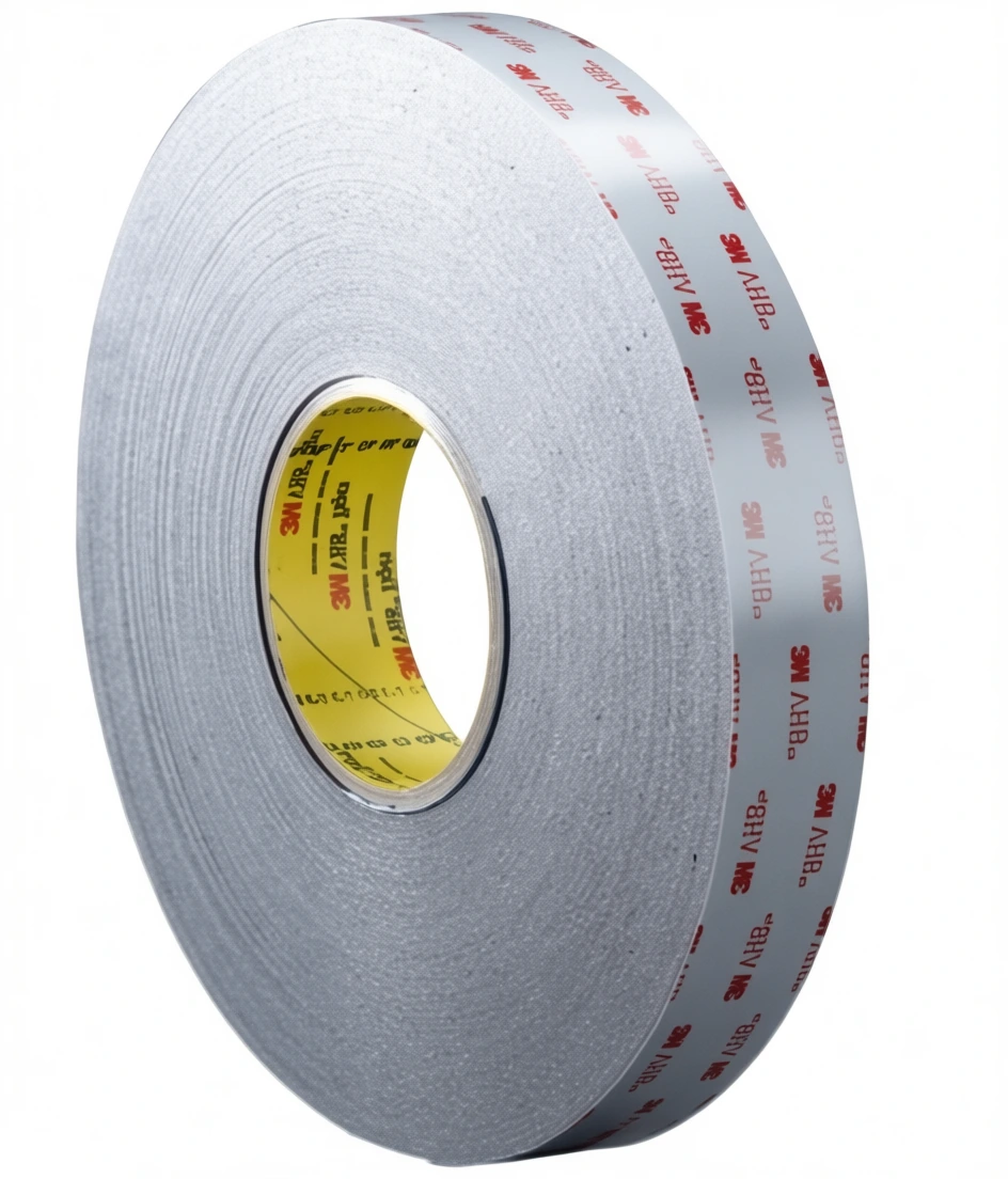 3M VHB 5930P Black Acrylic Foam Tape — 0.8mm Double-Sided Acrylic Foam Tape — front view